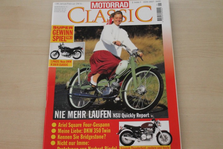 Deckblatt Motorrad Classic (01/1995)
